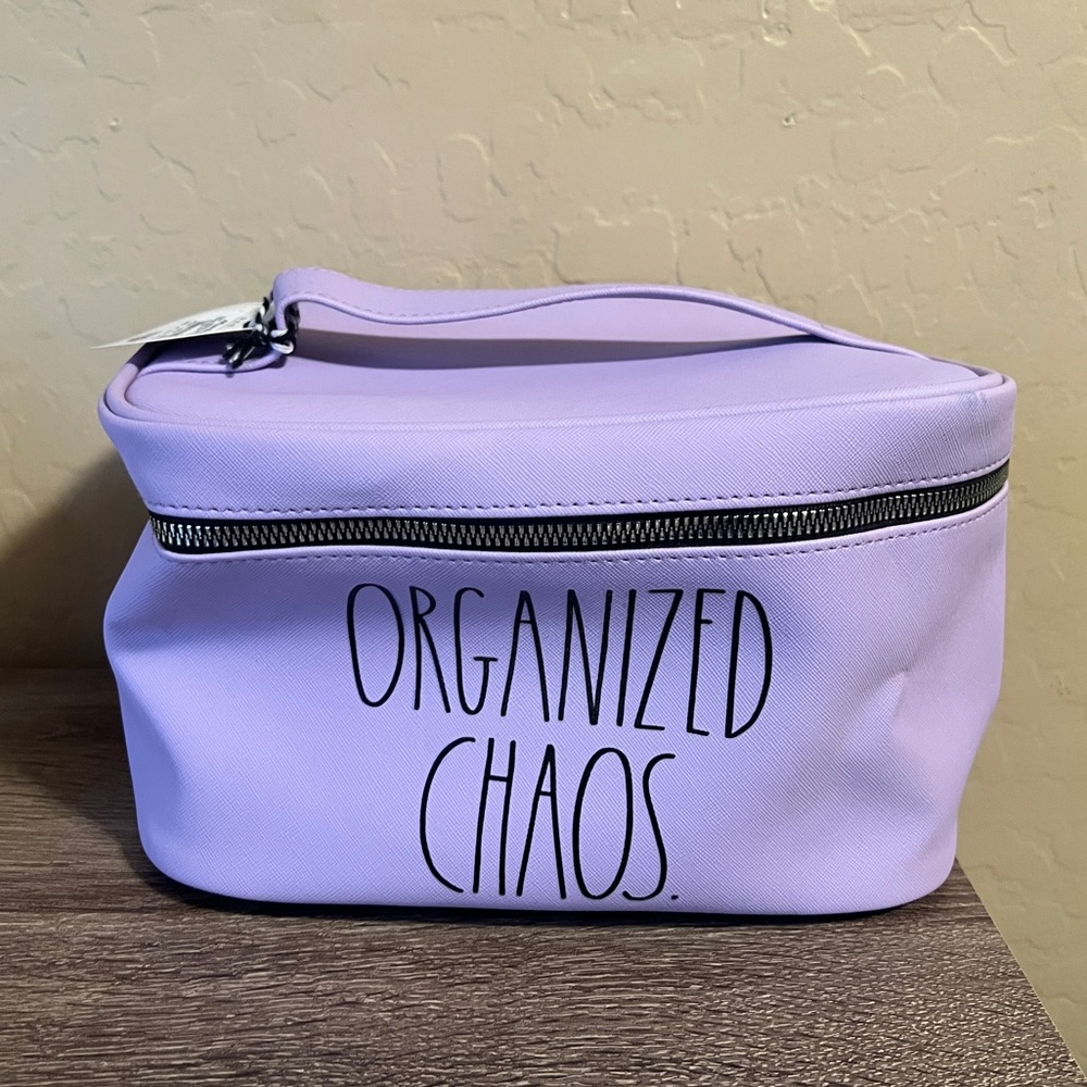 Rae Dunn Lavender And Black Organizer Bag For Your "Organized Chaos!"